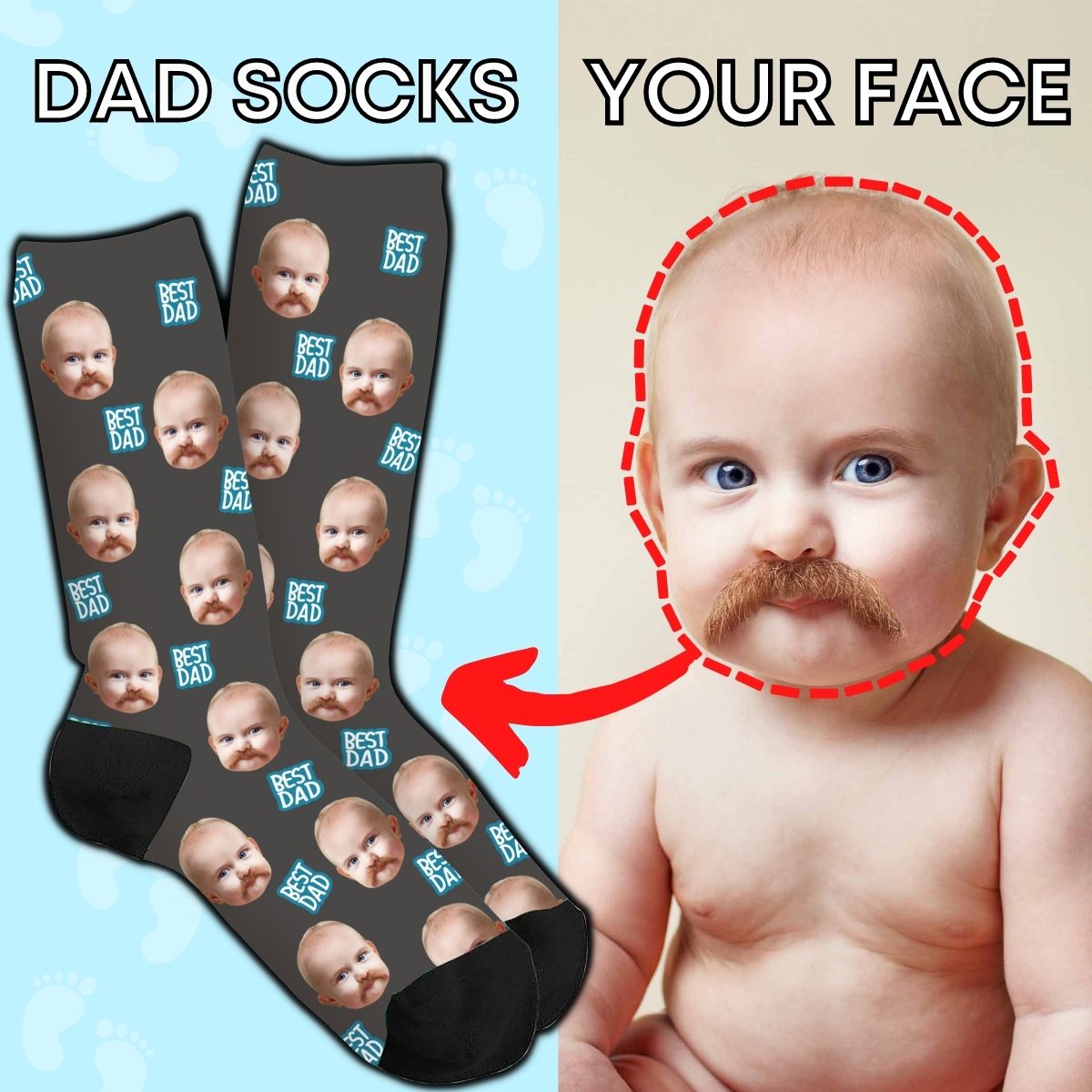 Custom Dad Socks3