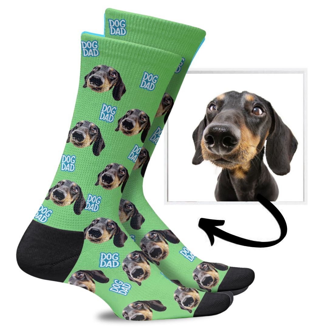 Custom Dog Dad Socks