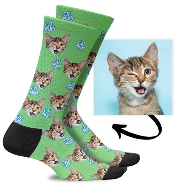 Custom Cat Mum Socks