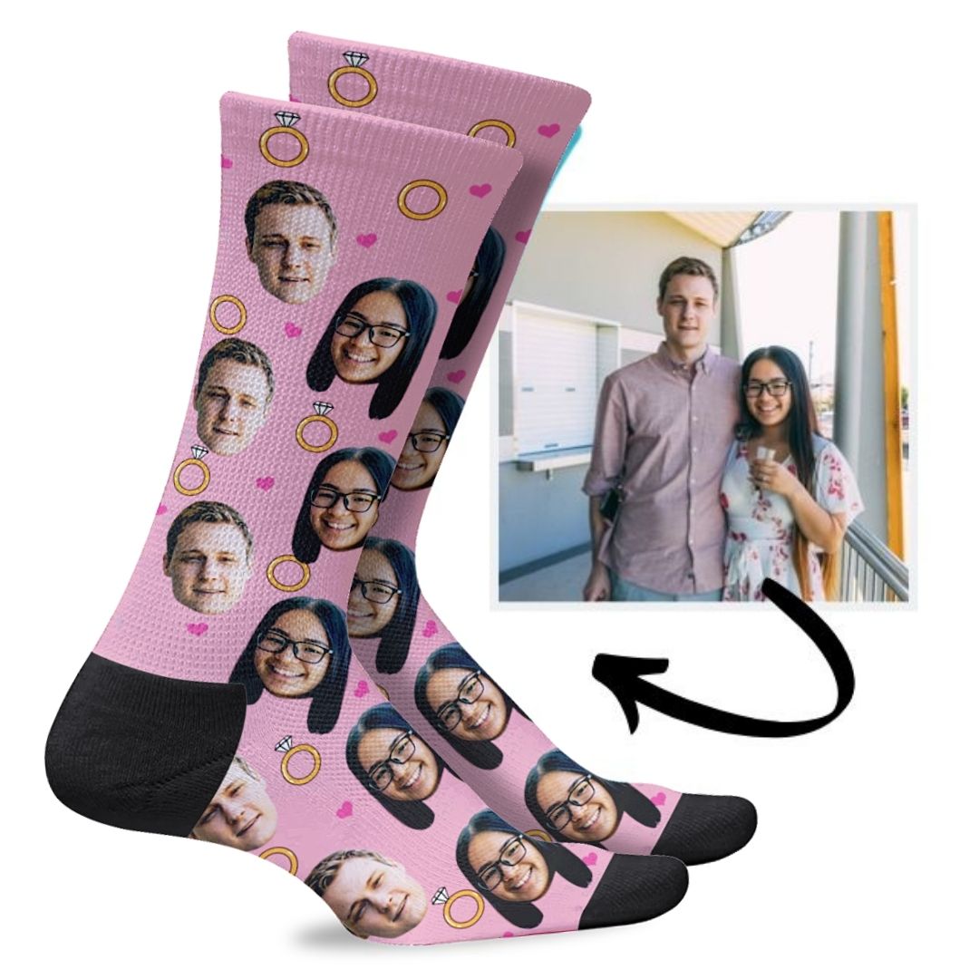 Custom Wedding Socks