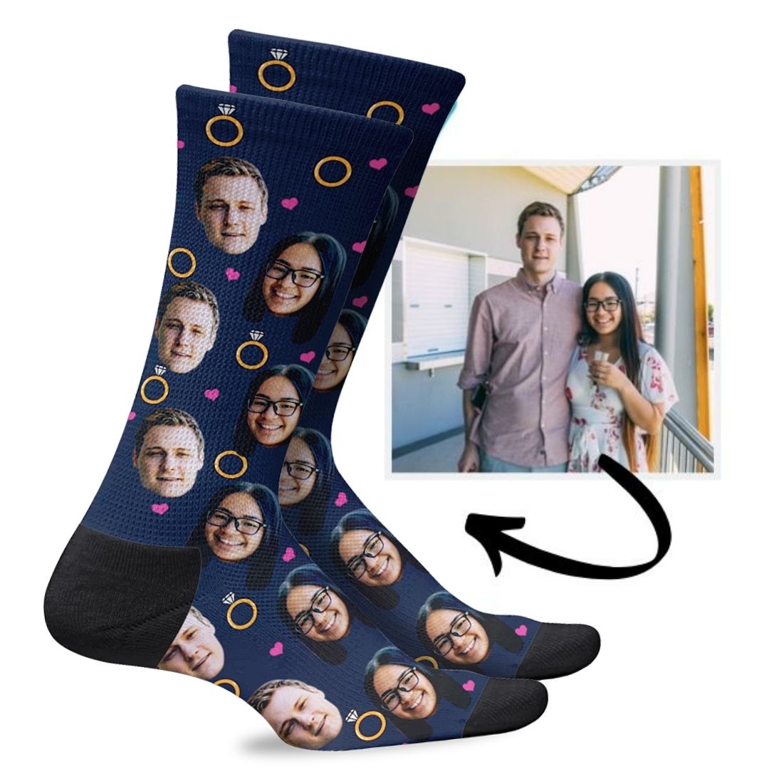 Custom Wedding Socks